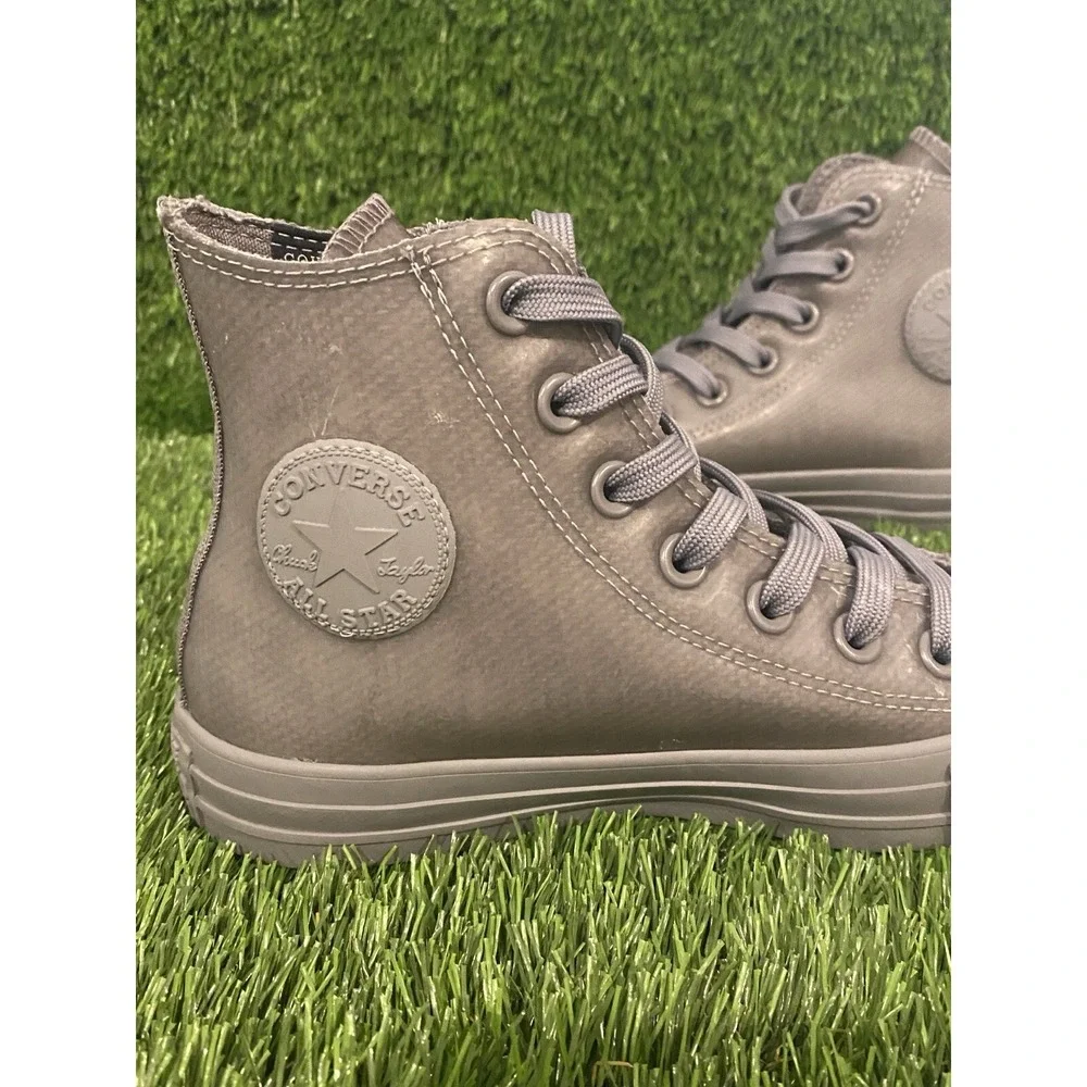 Converse HI-tops Gray counter climate water repellent Men 3/Women 5 Shoe Sneaker - Picture 10 of 14